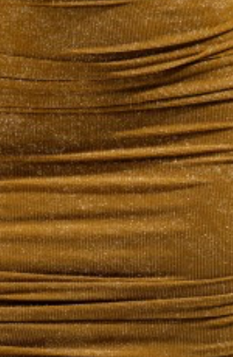 Golden Hour Mini Halter Dress