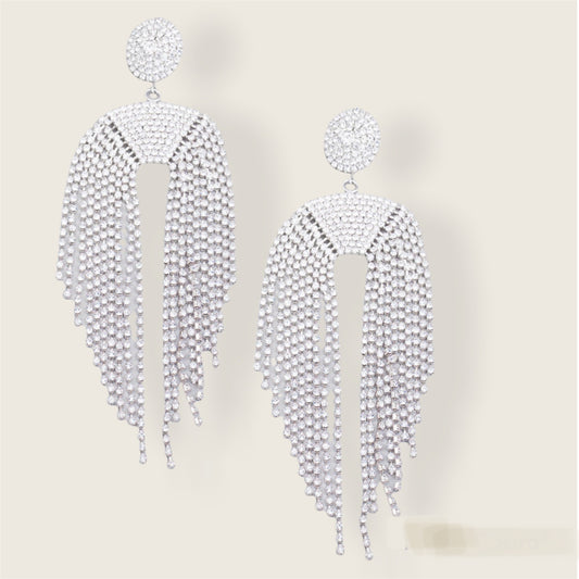 Raining Earrings- Silver