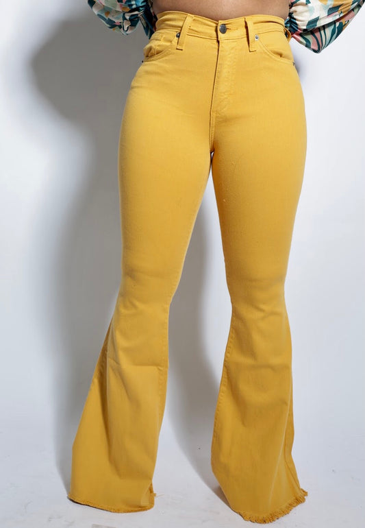 Good Times Flares- Musturd