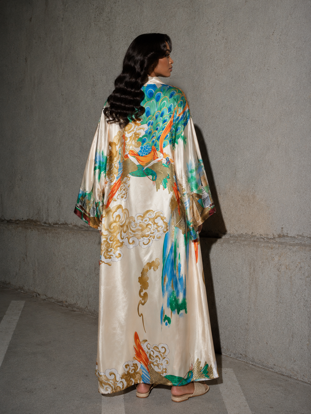Pretty Peacock Duster