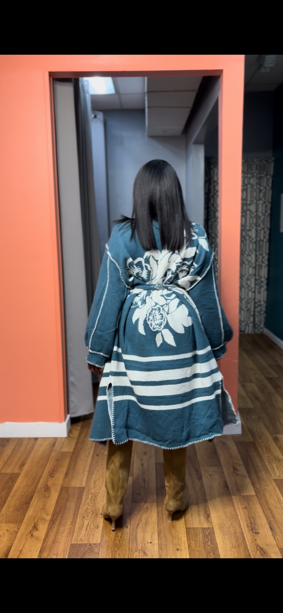 Teal Romance Cardigan