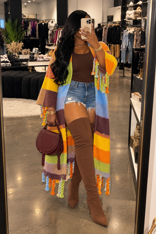 Fall Rainbow Cardigan