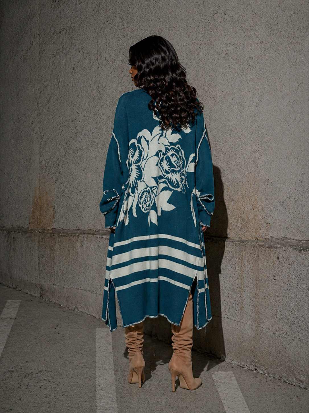 Teal Romance Cardigan
