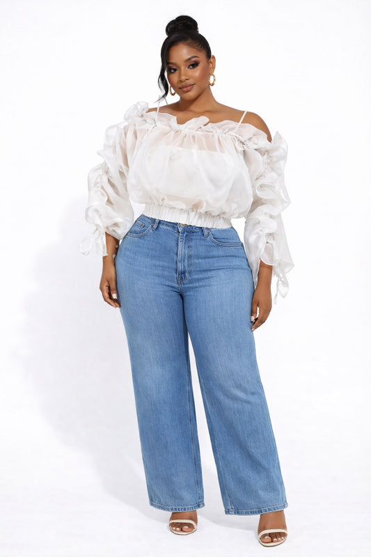 Brea Blouse- White