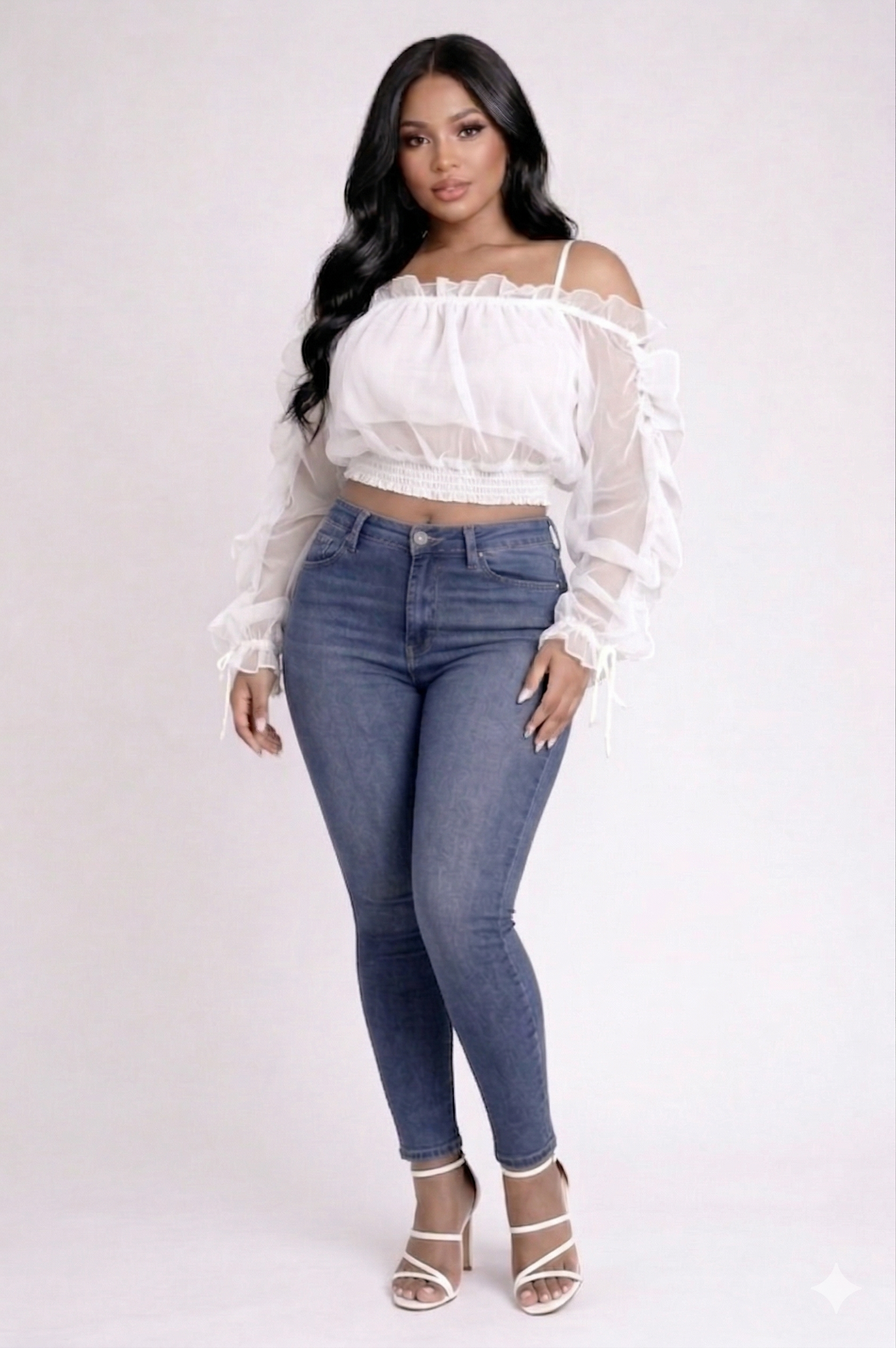 Brea Blouse- White