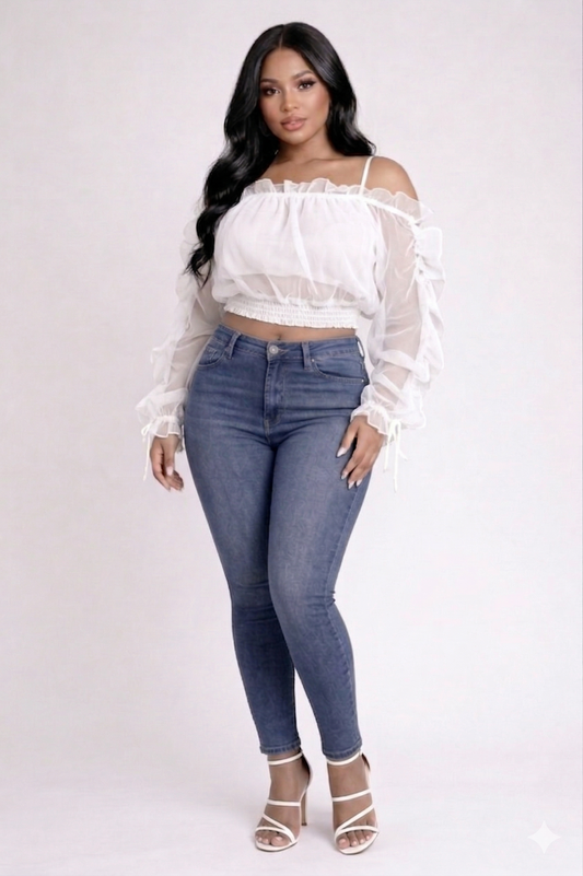 Brea Blouse- White
