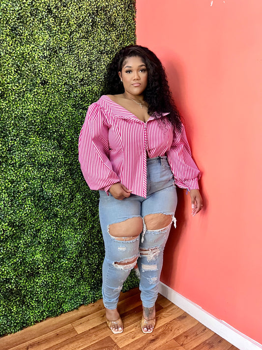 Sweet Heart Blouse Curvy