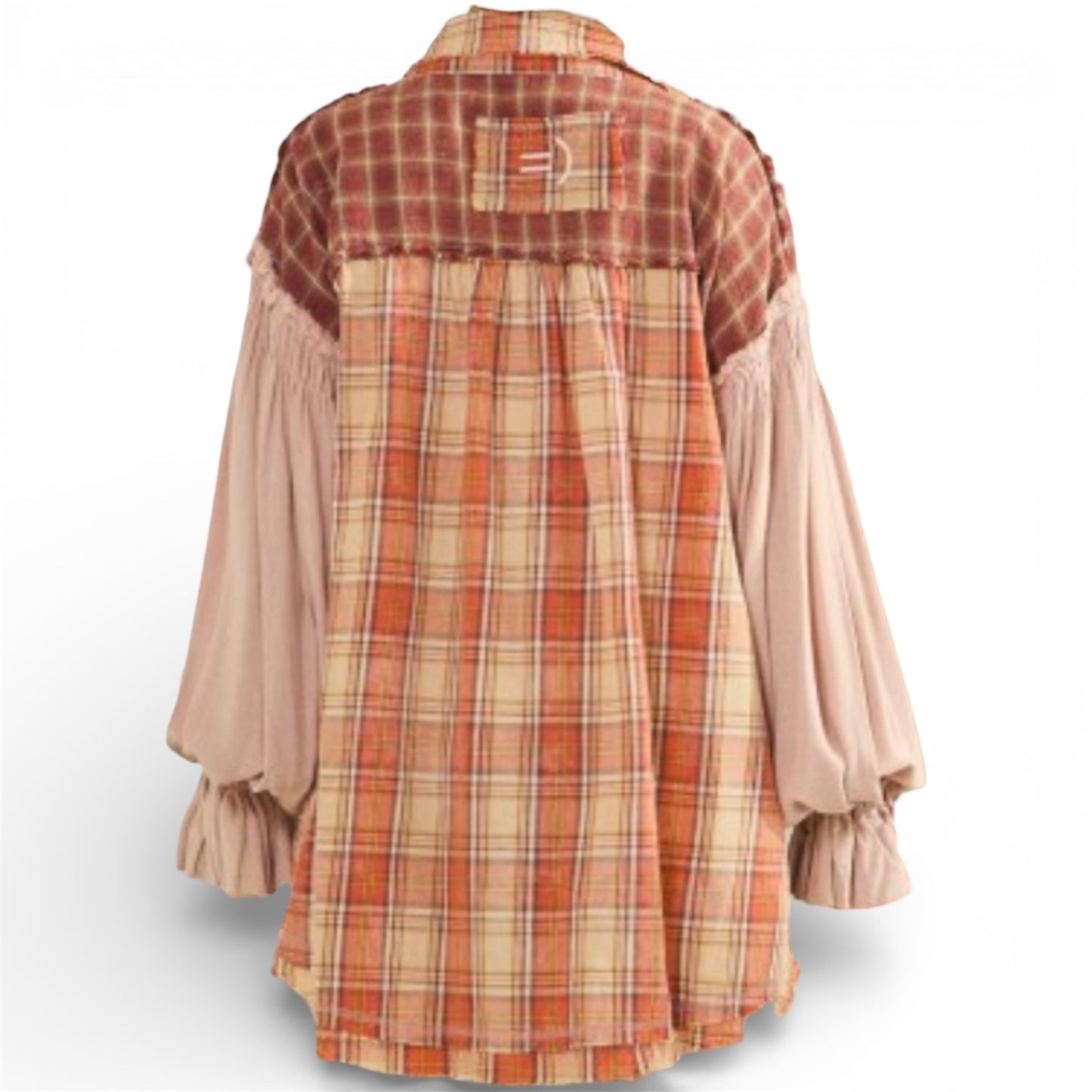 Pretty With an Edge Flannel Blouse