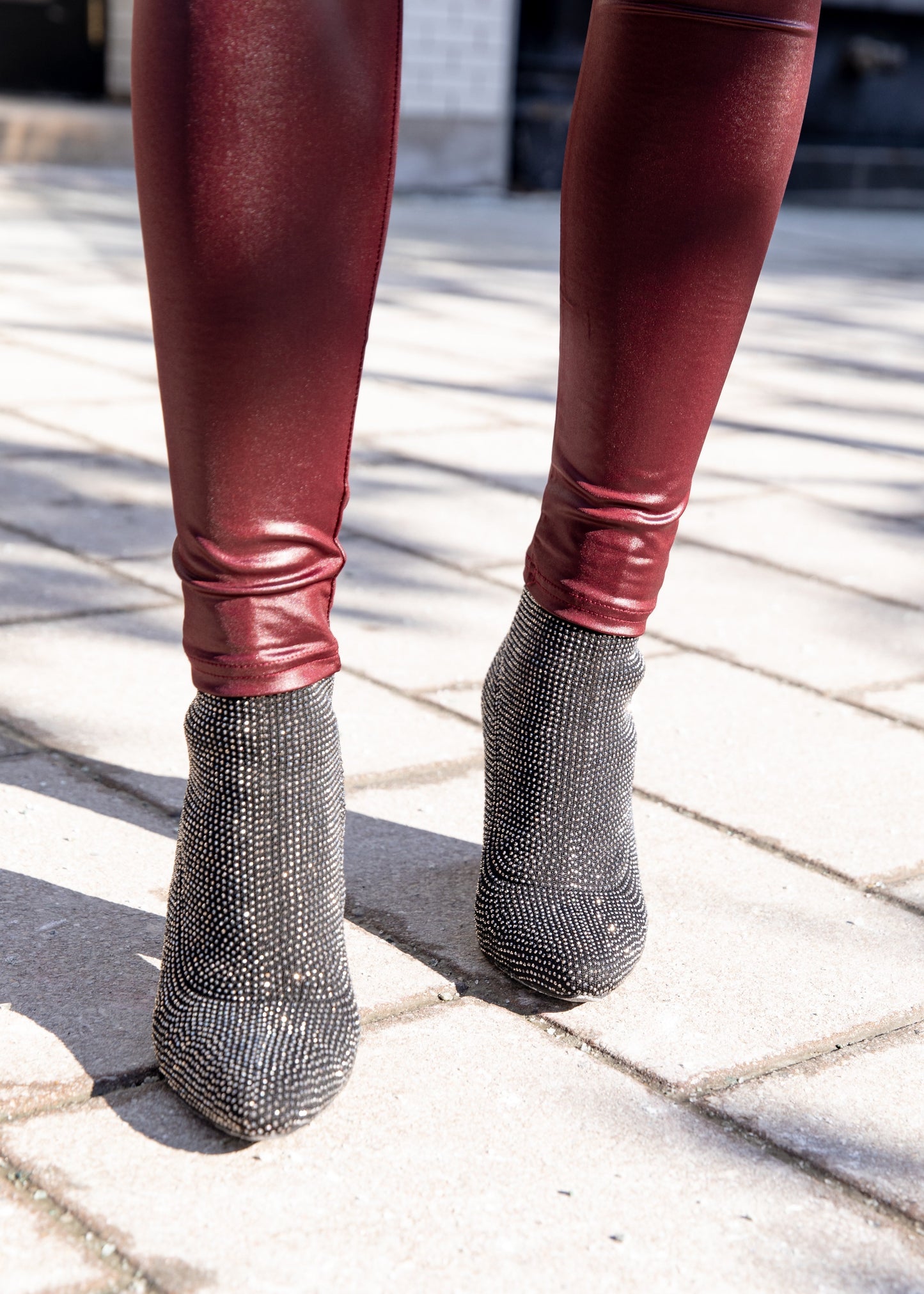 Burgangy Butta Soft Leggings-