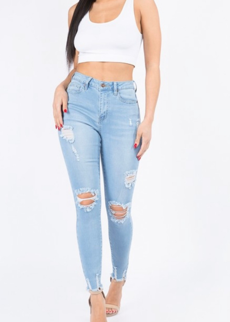 Denim Ripped Jeans