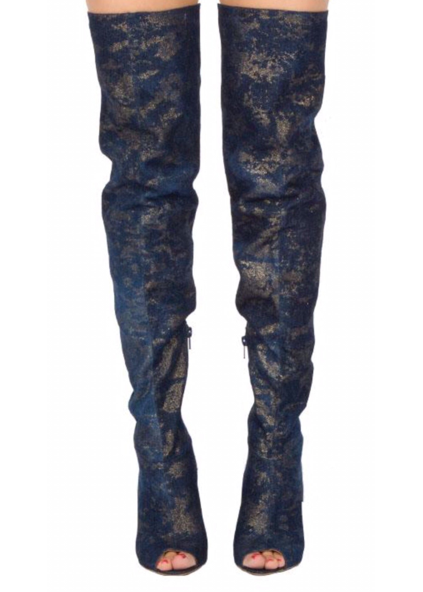 Navy Twinkle Boots