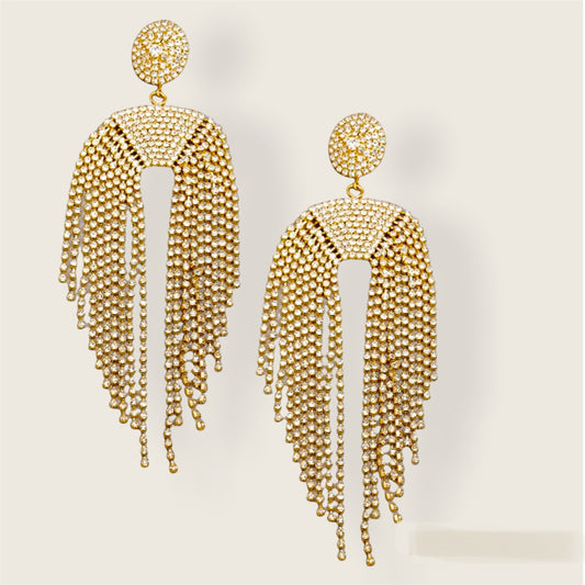 Raining Earrings- Gold
