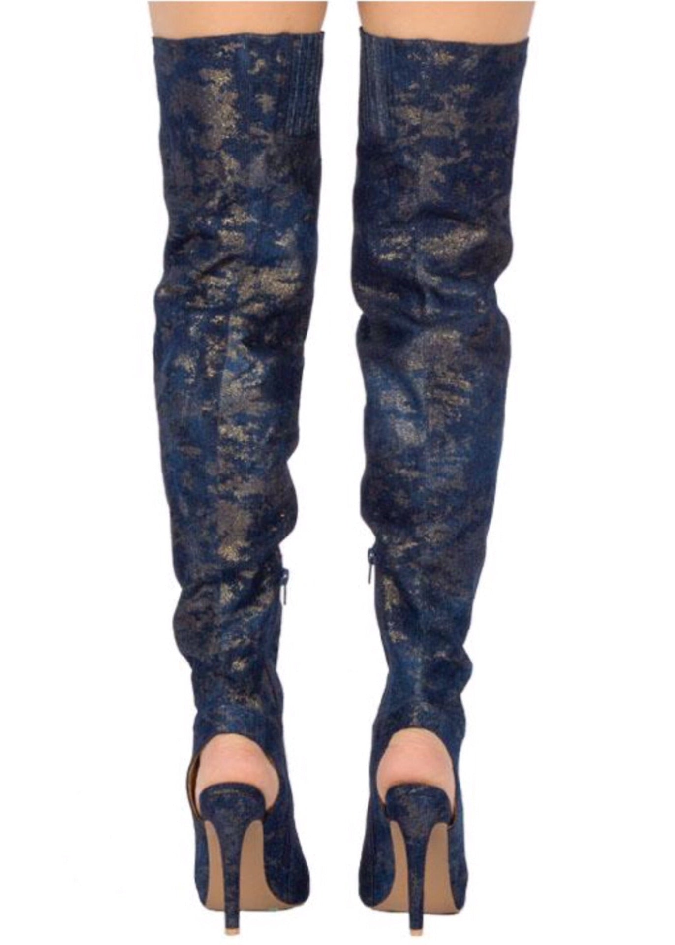 Navy Twinkle Boots